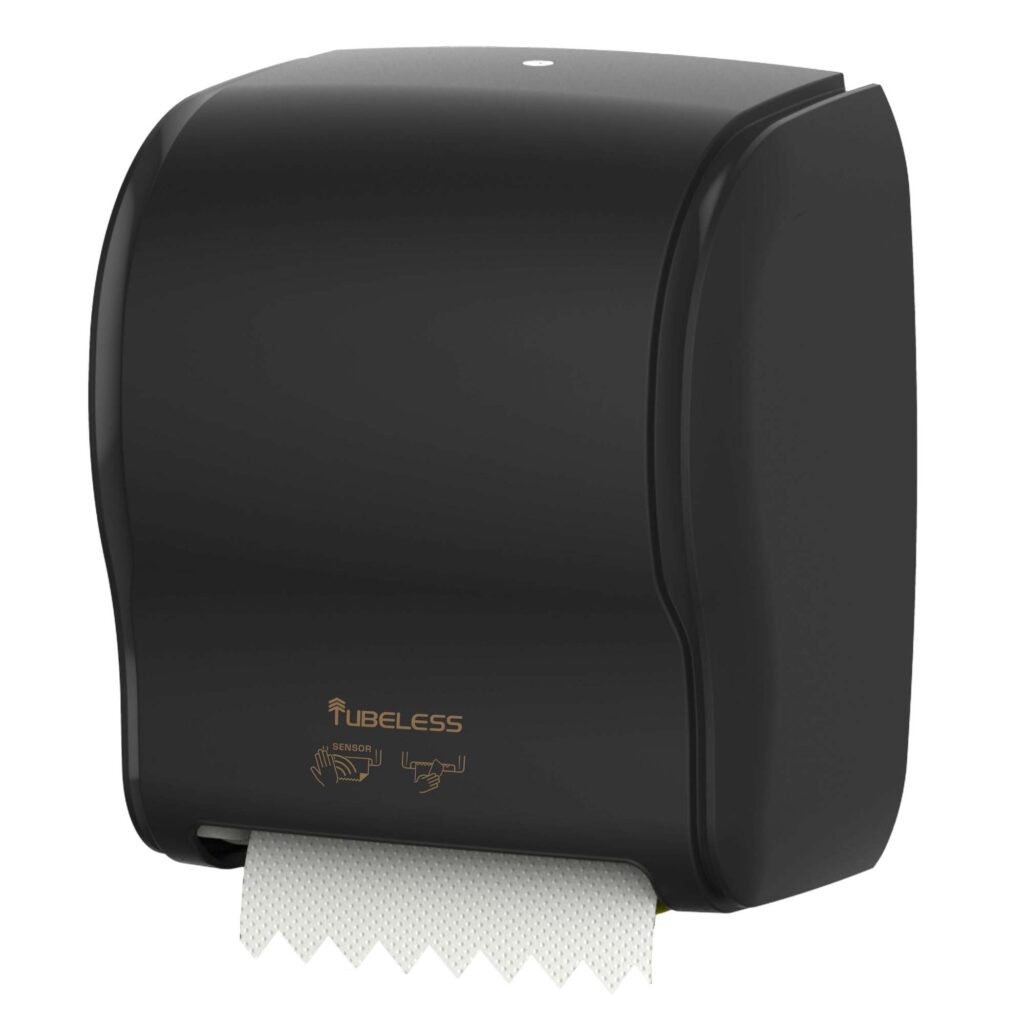 Tubeless Executive Black AutoSensor Roll Dispenser